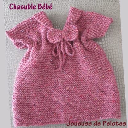 Chasuble Bébé en laine naturelle Fonty
